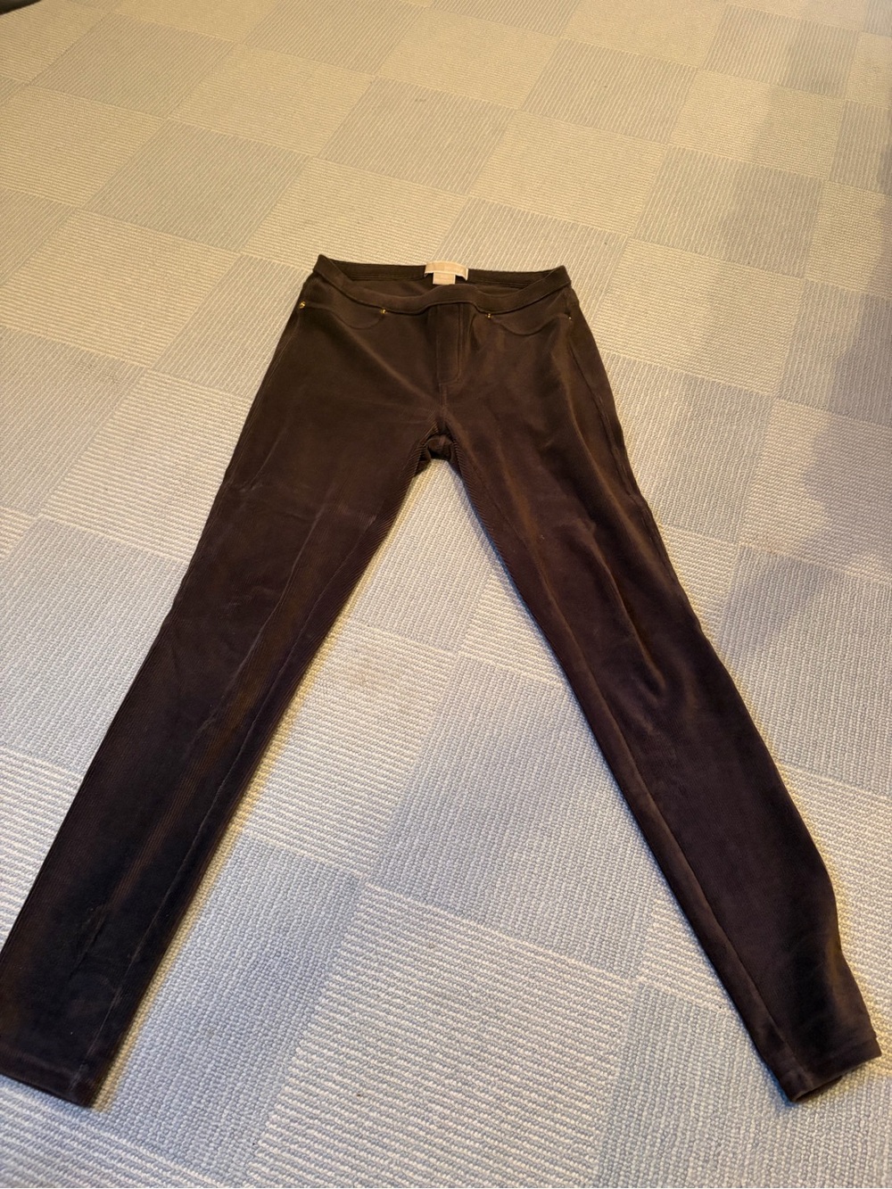 Michael Kors Men's Dark Brown Corduroy Pants